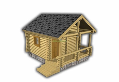 srub house